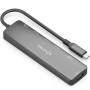 Comprar Docking USB Tipo-C Aisens ASUC-7P025-GR/ 1xHDMI 4K/ 3xUSB/ 1xUSB Tipo-C PD/ 1xLector Tarjetas/ Gris - Ganga Electrónica