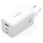 Comprar Cargador de Pared GaN Aisens ASCH-100W3P051-W/ 2xUSB Tipo-C/ 1xUSB/ 100W - Ganga Electrónica