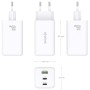 Comprar Cargador de Pared GaN Aisens ASCH-100W3P051-W/ 2xUSB Tipo-C/ 1xUSB/ 100W - Ganga Electrónica