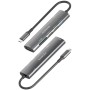 Comprar Docking USB Tipo-C Aisens ASUC-7P027-GR/ 1xHDMI 4K/ 3xUSB/ 1xUSB Tipo-C PD/ 1xLector Tarjetas/ Gris - Ganga Electrónica