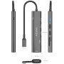 Comprar Docking USB Tipo-C Aisens ASUC-7P027-GR/ 1xHDMI 4K/ 3xUSB/ 1xUSB Tipo-C PD/ 1xLector Tarjetas/ Gris - Ganga Electrónica