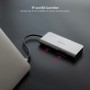 Comprar Docking Tipo-C Nanocable 10.16.4609/ 3xUSB/ 1xHDMI 4K/ 1xRJ45/ 1xLector tarjetas/ 1xUSB Tipo-C PD/ Gris - Ganga Electrón