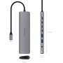 Comprar Docking Tipo-C Nanocable 10.16.4608/ 2xUSB/ 3xUSB Tipo-C/ 1xHDMI 4K/ 1xJack 3.5/ 1xUSB Tipo-C PD/ Gris - Ganga Electróni