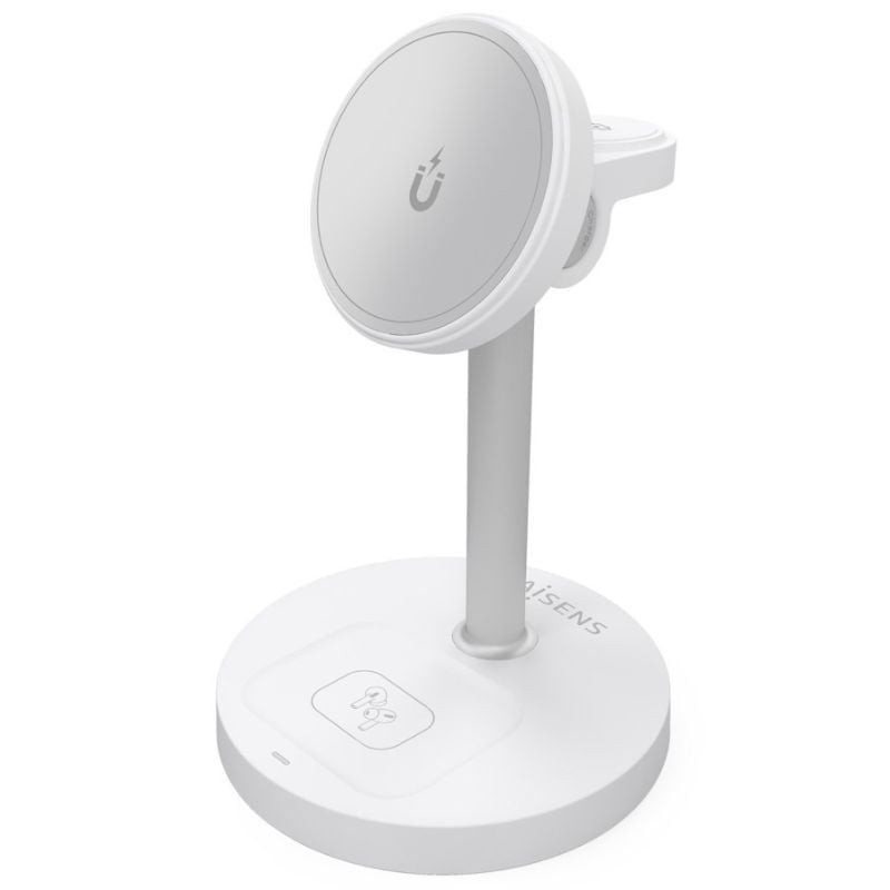 Comprar Base de carga Inalámbrica Aisens ASCH-15W3WC065-W/ 15W/ Blanco - Ganga Electrónica