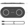 Comprar Base de carga Inalámbrica Aisens ASCH-15W2WC060-BK/ 15W/ Negro - Ganga Electrónica