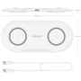 Comprar Base de carga Inalámbrica Aisens ASCH-15W2WC059-W/ 15W/ Blanco - Ganga Electrónica