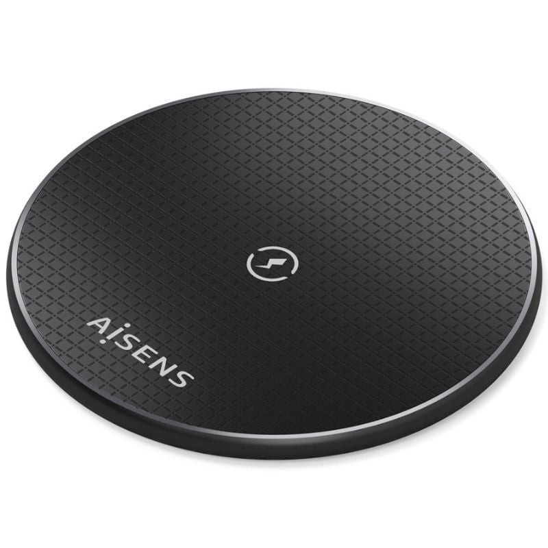 Comprar Base de carga Inalámbrica Aisens ASCH-15W1WC058-BK 15W/ Negro - Ganga Electrónica