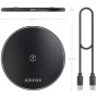 Comprar Base de carga Inalámbrica Aisens ASCH-15W1WC058-BK 15W/ Negro - Ganga Electrónica