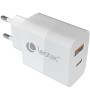 Comprar Cargador de Pared GaN Leotec LECSPH30W2W/ 1xUSB Tipo-C/ 1xUSB/ 30W - Ganga Electrónica