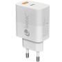 Comprar Cargador de Pared GaN Leotec LECSPH30W2W/ 1xUSB Tipo-C/ 1xUSB/ 30W - Ganga Electrónica