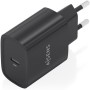 Comprar Cargador de Pared GaN Aisens A110-0951/ 1xUSB Tipo-C/ 30W/ Negro - Ganga Electrónica