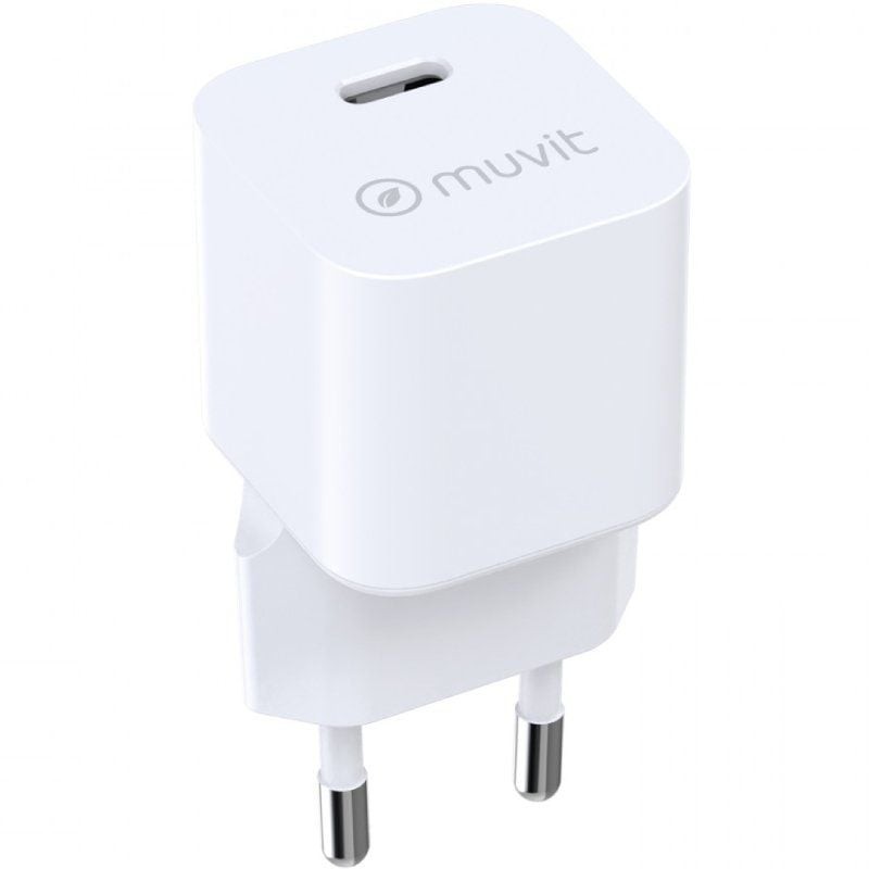 Comprar Cargador de Pared Muvit For Change MCACC0047/ 1xUSB Tipo-C/ 30W - Ganga Electrónica