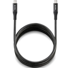 Comprar Cable USB 4.0 Tipo-C NGS KNOT/ USB Tipo-C Macho - USB Tipo-C Macho/ Hasta 240W/ 40Gbps/ 2m/ Negro - Ganga Electrónica