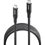 Comprar Cable USB 4.0 Tipo-C NGS KNOT/ USB Tipo-C Macho - USB Tipo-C Macho/ Hasta 240W/ 40Gbps/ 2m/ Negro - Ganga Electrónica