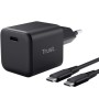 Comprar Cargador de Pared GaN Trust Maxo 65W Ultrareducido/ 1xUSB Tipo-C/ Incluye Cable USB Tipo-C/ 65W - Ganga Electrónica