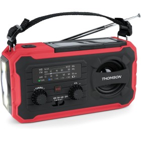 Comprar Thomson AM/FM Radio 3 Charging Modes Alarm Mode Sos, Siren And Light Red/black RT280R - Ganga Electrónica