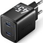 Comprar Cargador de Pared GaN Vention FEFB0-EU/ 2xUSB Tipo-C/ 45W - Ganga Electrónica