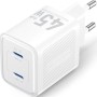 Comprar Cargador de Pared GaN Vention FEFW0-EU/ 2xUSB Tipo-C/ 45W - Ganga Electrónica