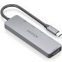 Comprar Docking USB Tipo-C Aisens ASUC-5P028-GR/ 1xHDMI 4K/ 2xUSB/ 2xUSB Tipo-C/ 1xUSB Tipo-C PD/ Gris - Ganga Electrónica