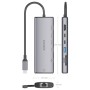 Comprar Docking USB Tipo-C Aisens ASUC-7P032-GR/ 1xHDMI 4K/ 1xUSB/ 2xUSB Tipo-C/ 1xRJ45/ 1xLector Tarjetas/ Gris - Ganga Electró