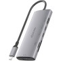 Comprar Docking USB Tipo-C Aisens ASUC-6P029-GR/ 1xHDMI 4K/ 1xUSB/ 2xUSB Tipo-C/ 1xLector de Tarjetas/ Gris - Ganga Electrónica