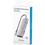 Comprar Docking USB Tipo-C Aisens ASUC-6P029-GR/ 1xHDMI 4K/ 1xUSB/ 2xUSB Tipo-C/ 1xLector de Tarjetas/ Gris - Ganga Electrónica
