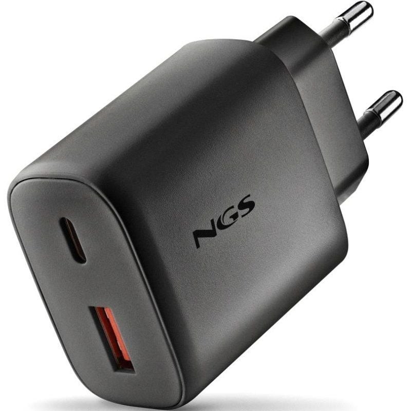 Comprar Cargador de Pared GaN NGS Era 45W/ 1xUSB Tipo-C/ 1xUSB/ 45W - Ganga Electrónica