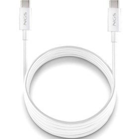 Comprar Cable USB 2.0 Tipo-C NGS ZYRO 60W-1/ USB Tipo-C Macho - USB Tipo-C Macho/ Hasta 60W/ 480Mbps/ 1m/ Blanco - Ganga Electró