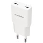 Comprar Cargador de Pared Nanocable 10.10.2029/ 2xUSB Tipo-C/ 30W/ Blanco - Ganga Electrónica