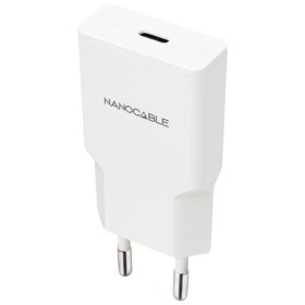 Comprar Cargador de Pared Nanocable 10.10.2027/ 1xUSB Tipo-C/ 30W/ Blanco - Ganga Electrónica
