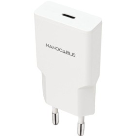 Comprar Cargador de Pared Nanocable 10.10.2021/ 1xUSB Tipo-C/ 20W/ Blanco - Ganga Electrónica