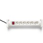 Comprar Regleta con interruptor Salicru SAFE 6S/ 6 Tomas de corriente/ Cable 1.4m/ Blanca - Ganga Electrónica