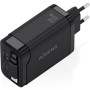 Comprar Cargador de Pared GaN Aisens ASCH-65W3P071-BK/ 1xUSB Tipo-C/ 1xUSB/ 65W/ Negro - Ganga Electrónica
