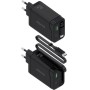 Comprar Cargador de Pared GaN Aisens ASCH-65W3P071-BK/ 1xUSB Tipo-C/ 1xUSB/ 65W/ Negro - Ganga Electrónica
