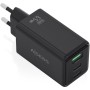 Comprar Cargador de Pared GaN Aisens ASCH-65W3P073-BK/ 2xUSB Tipo-C/ 1xUSB/ 65W/ Negro - Ganga Electrónica