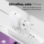 Comprar Cargador de Pared GaN Tech One Tech GaN TEC2220/ 1xUSB Tipo-C/ 20W/ Blanco - Ganga Electrónica