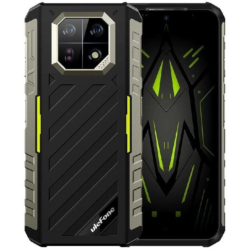 Comprar Smartphone Rugerizado Ulefone Armor 22 8GB/ 128GB/ 6.58'/ Negro y Verde - Ganga Electrónica
