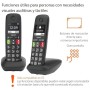 Comprar Teléfono Inalámbrico Gigaset E290/ Pack DUO/ Negro - Ganga Electrónica