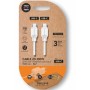 Comprar Cable USB 2.0 Tipo-C Tech One Tech TEC2210/ USB Tipo-C Macho - USB Tipo-C Macho/ Hasta 100W/ 480Mbps/ 1.5m/ Blanco - Gan