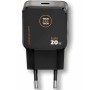 Comprar Cargador de Pared GaN Tech One Tech TEC2223/ 1xUSB Tipo-C + Cable USB Tipo-C/ 20W/ Negro - Ganga Electrónica