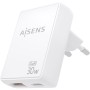 Comprar Cargador de Pared GaN Aisens ASCH-30W2P074-W/ 1xUSB Tipo-C/ 1xUSB/ 30W/ Blanco - Ganga Electrónica