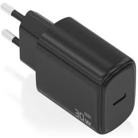 Comprar Cargador de Pared GaN Aisens A110-0976/ 1xUSB Tipo-C/ 30W/ Negro - Ganga Electrónica