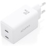 Comprar Cargador de Pared GaN Aisens ASCH-65W2P078-W/ 2xUSB Tipo-C/ 65W/ Blanco - Ganga Electrónica