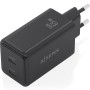 Comprar Cargador de Pared GaN Aisens ASCH-65W2P079-BK/ 2xUSB Tipo-C/ 65W/ Negro - Ganga Electrónica