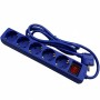 Comprar Regleta con Interruptor Phasak BN 0825/ 5 Tomas de Corriente/ Cable 1.8m/ Azul - Ganga Electrónica