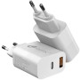 Comprar Cargador de Pared Leotec LECSPH20W2W2/ 1xUSB Tipo-C/ 1xUSB/ 20W - Ganga Electrónica