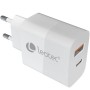 Comprar Cargador de Pared Leotec LECSPH20W2W2/ 1xUSB Tipo-C/ 1xUSB/ 20W - Ganga Electrónica