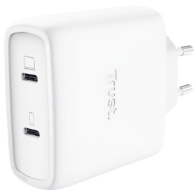 Comprar Cargador de Pared GaN Trust Maxo 65W 25526/ 2xUSB Tipo-C/ Incluye Cable USB Tipo-C/ 65W - Ganga Electrónica