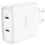 Comprar Cargador de Pared GaN Trust Maxo 65W 25526/ 2xUSB Tipo-C/ Incluye Cable USB Tipo-C/ 65W - Ganga Electrónica