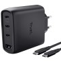 Comprar Cargador de Pared GaN Trust Maxo 65W 26067/ 3xUSB Tipo-C/ 1xUSB/ Incluye Cable USB Tipo-C/ 65W - Ganga Electrónica